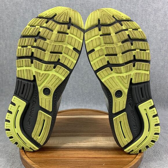 Brooks Ghost 16 Shoes Mens Size 11 2E Wide Gray Sneakers Running Athletic Gym - Picture 7 of 10